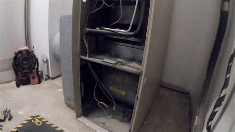 removing gas furnace